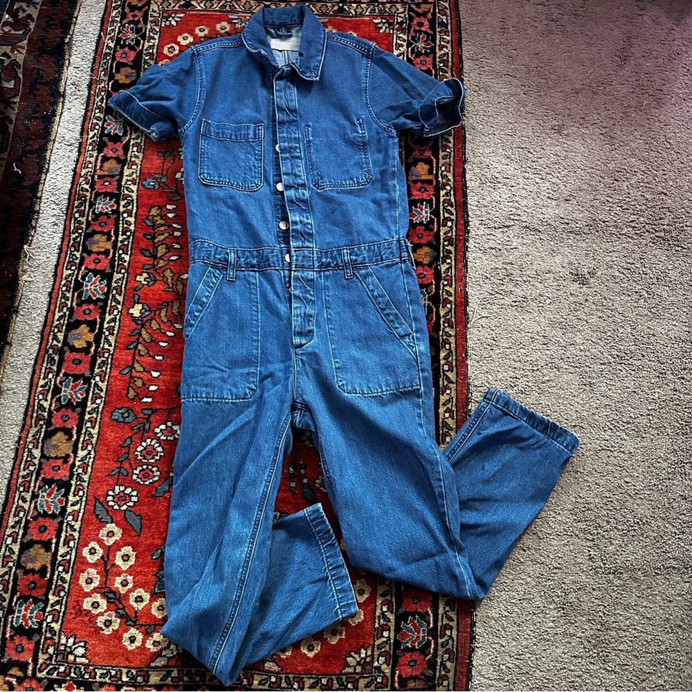 Everlane Organic Cotton Denim Easy Coveralls